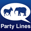 Party Lines Insert Blue